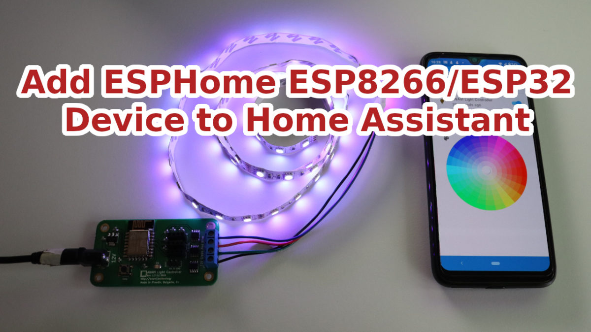 Integrating ESPHome Device to Home Assistant